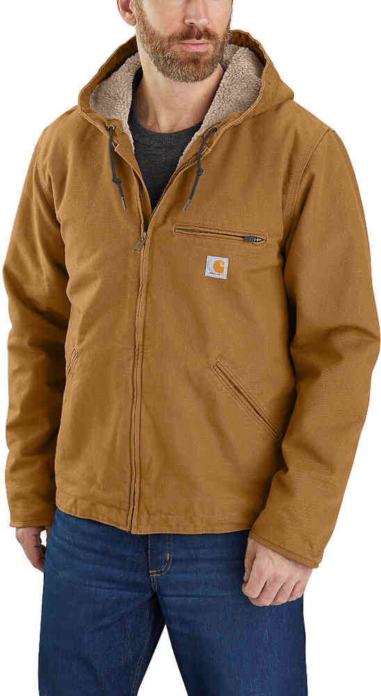 Carhartt Relaxed Fit Washed Duck Sherpa Lined Jacket