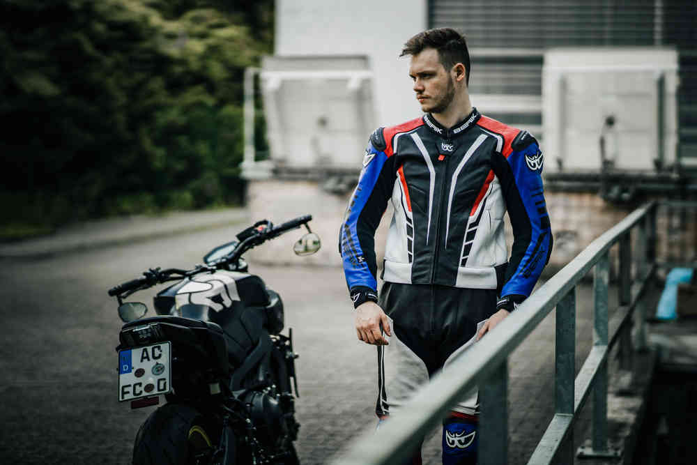 Berik XR-Ace Two Piece Motorcycle Leather Suit