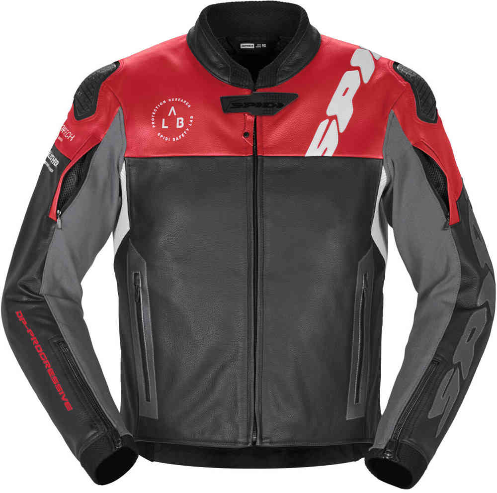Spidi DP Progressive Motorcycle Leather Jacket