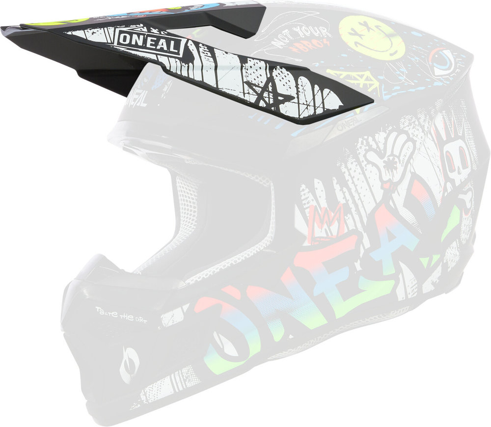 Oneal 3SRS Rancid multicoloured Kids Motocross Helmet