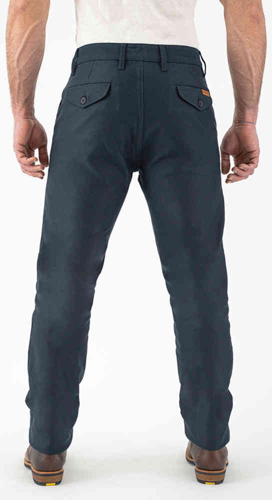 Rokker Navy Chino Motorcycle Textile Pants