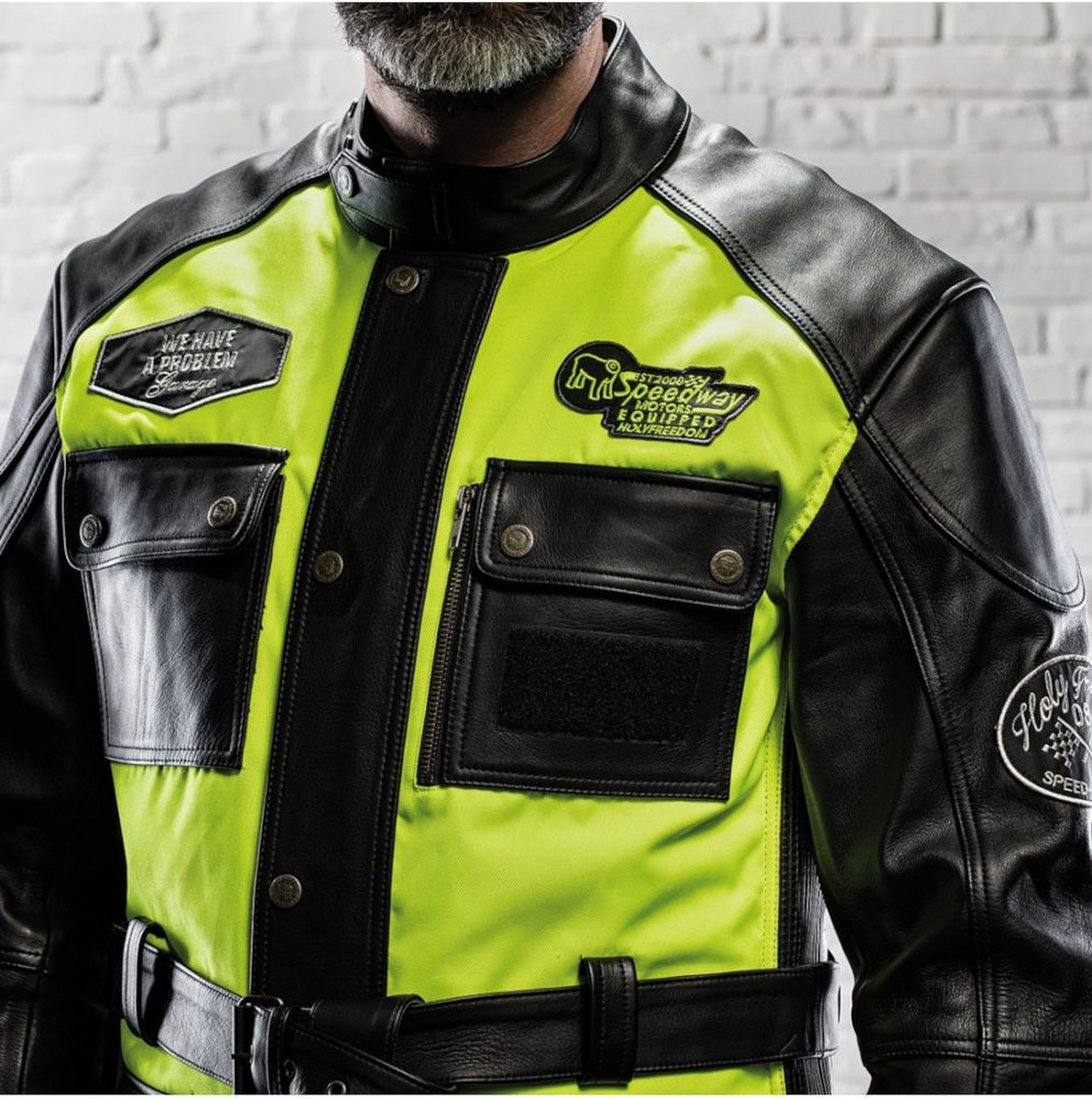 HolyFreedom Quattro Vision Motorcycle Leather/Textile Jacket