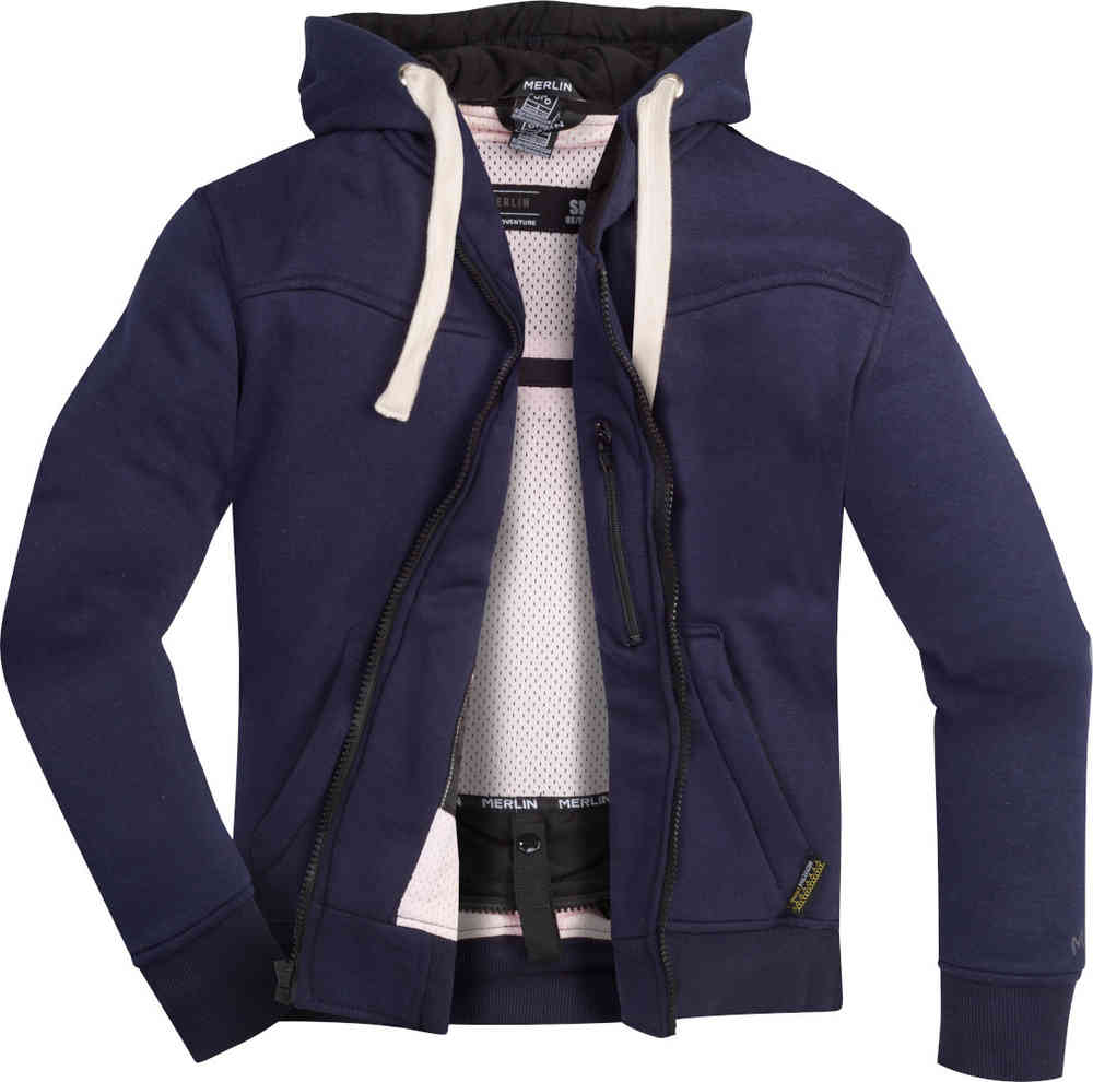 Merlin Vixen Ladies Motorcycle Zip Hoodie Jacket