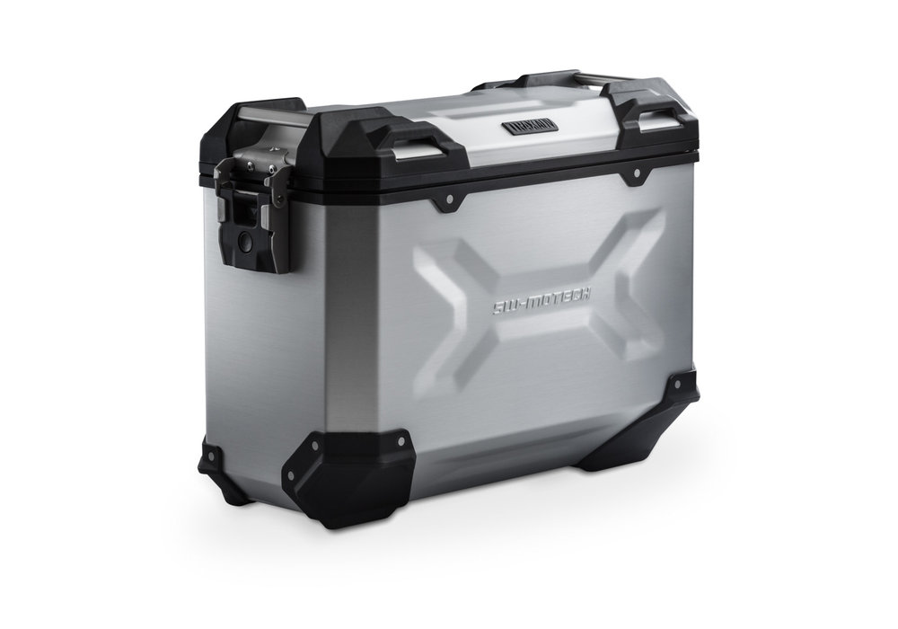 SW-Motech TRAX ADV M - Side case. Aluminum. 37 l. Left. Silver.