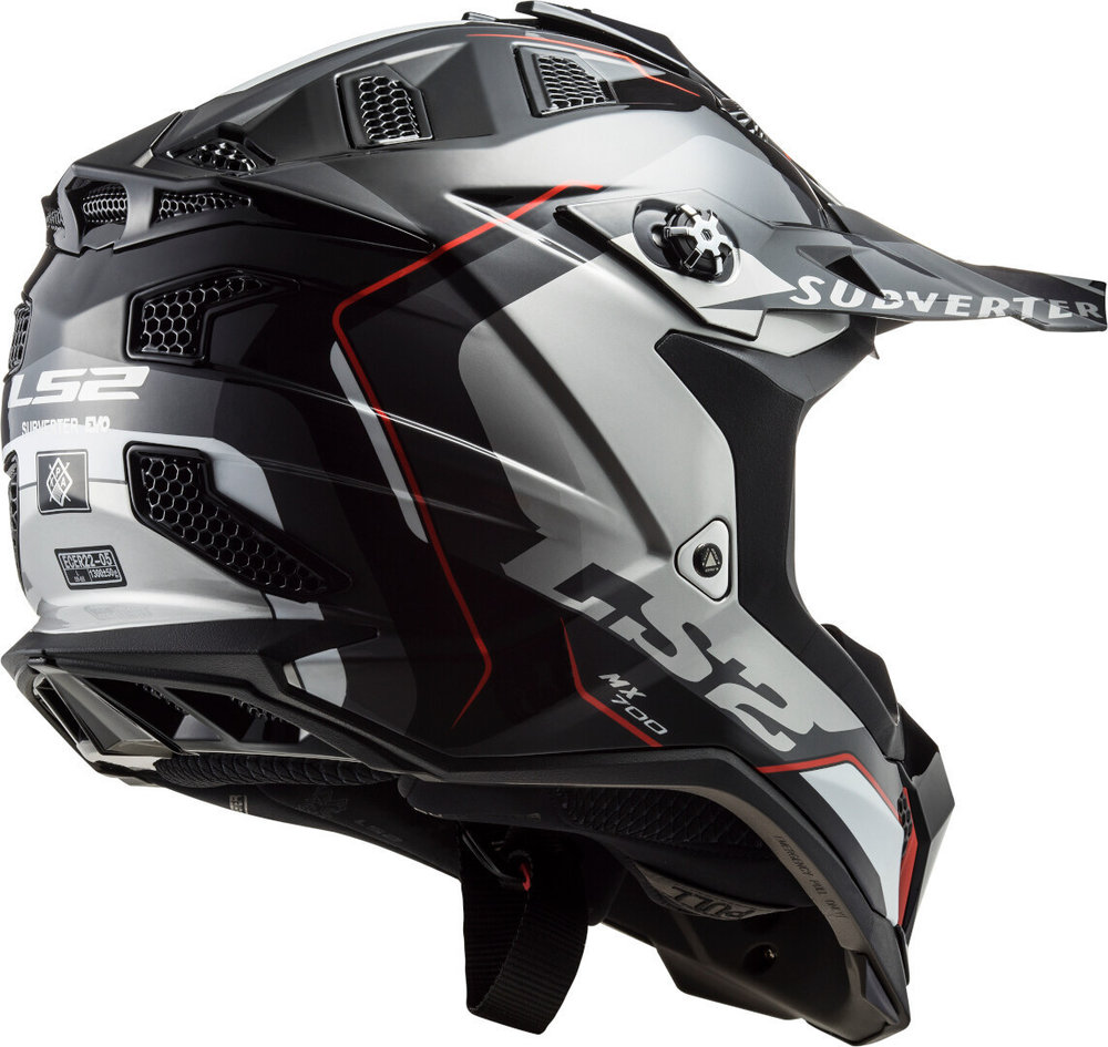 LS2 MX700 Subverter Evo II Arched Motocross Helmet