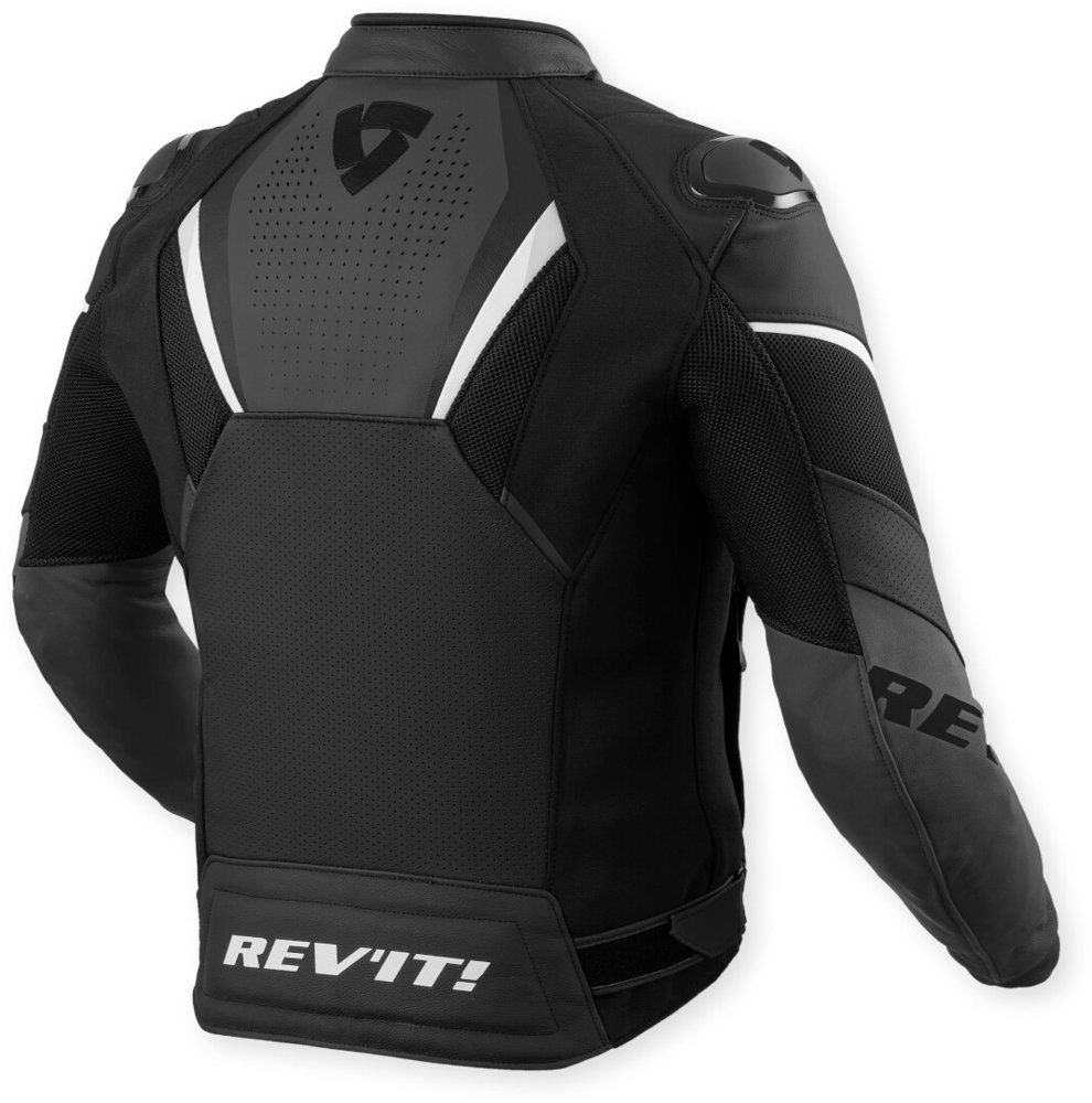 Revit Automate perforated Motorcycle Leather Jacket