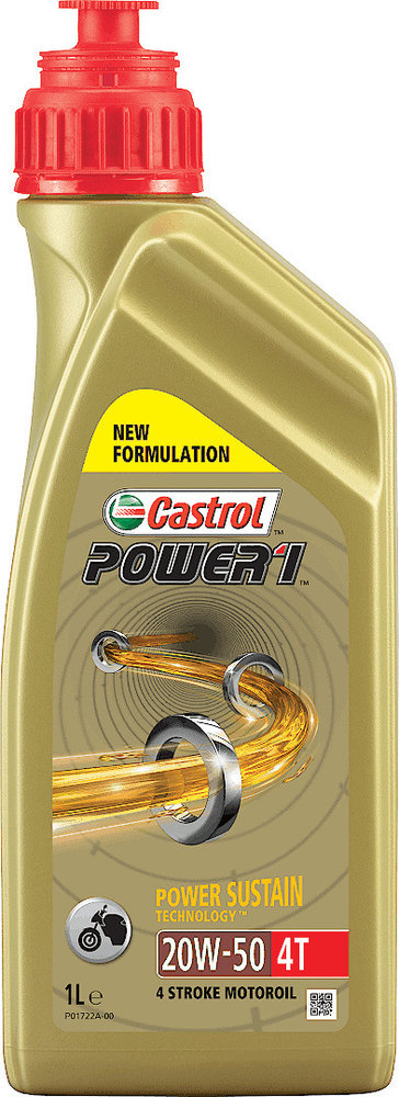 Castrol Power 1 4T 20W-50 Motor Oil 1 Liter