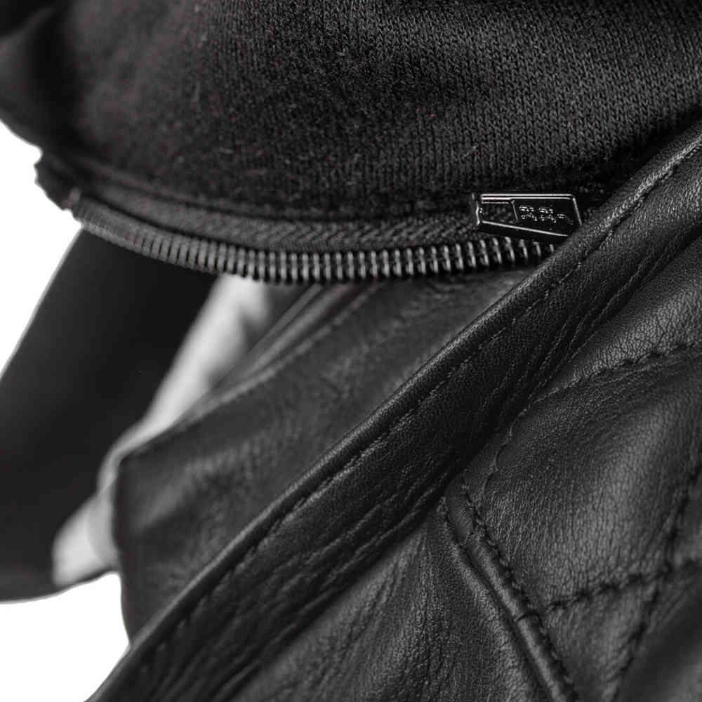 Rusty Stitches Jari Hooded V2 Motorcycle Leather Jacket