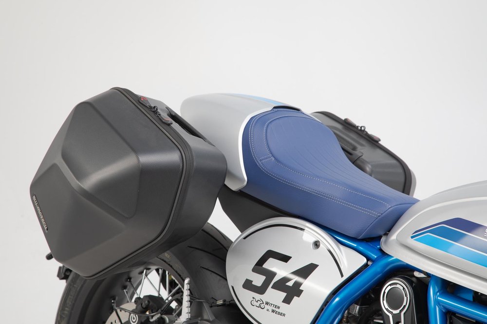 SW-Motech URBAN ABS side case system - 2x 16,5 l. Ducati Scrambler Cafe Racer (17-18).
