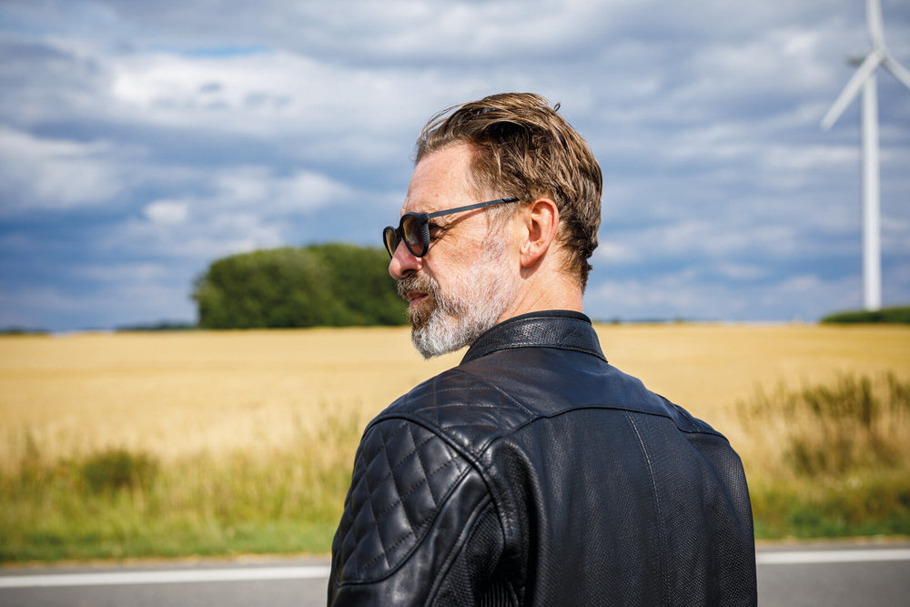 Richa Yorktown perforated Motorcycle Leather Jacket