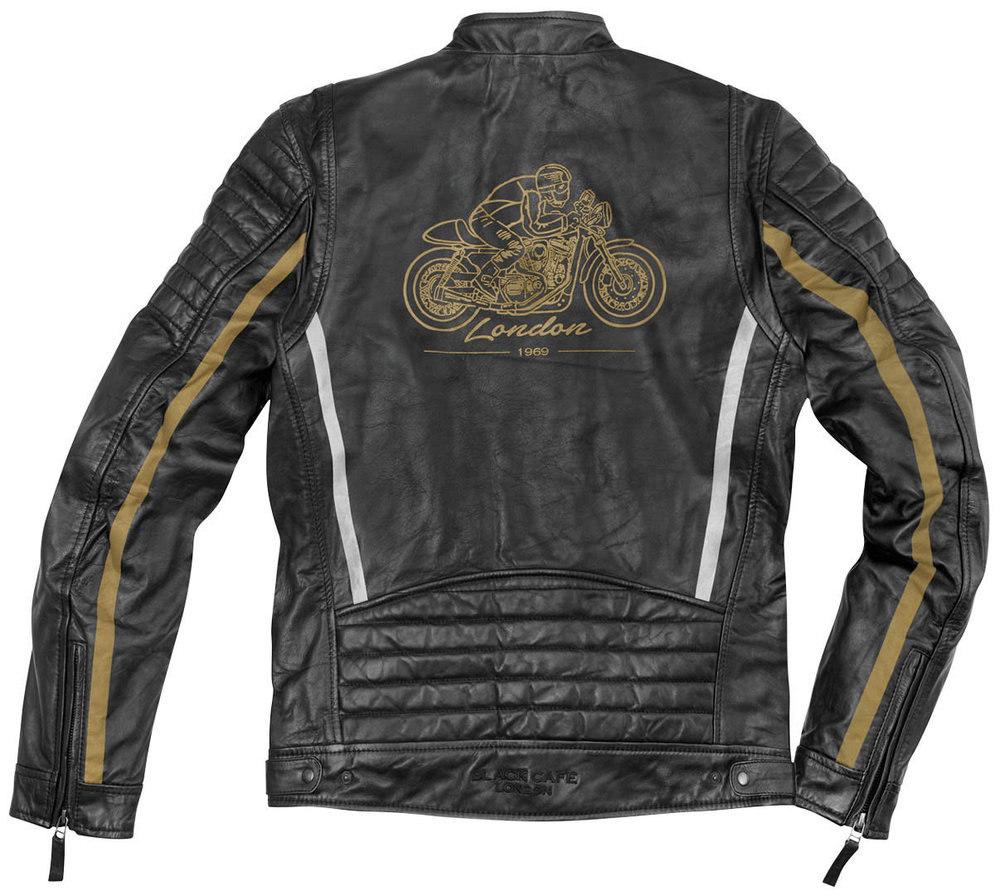 Black-Cafe London Seoul Motorcycle Leather Jacket