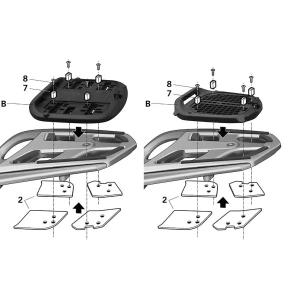 Top Master Topcase Fitting