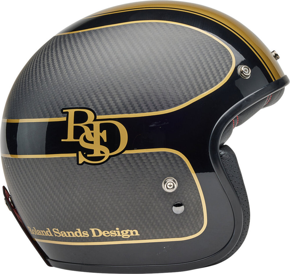 Bell Custom 500 Carbon RSD Checkmate Jet Helmet