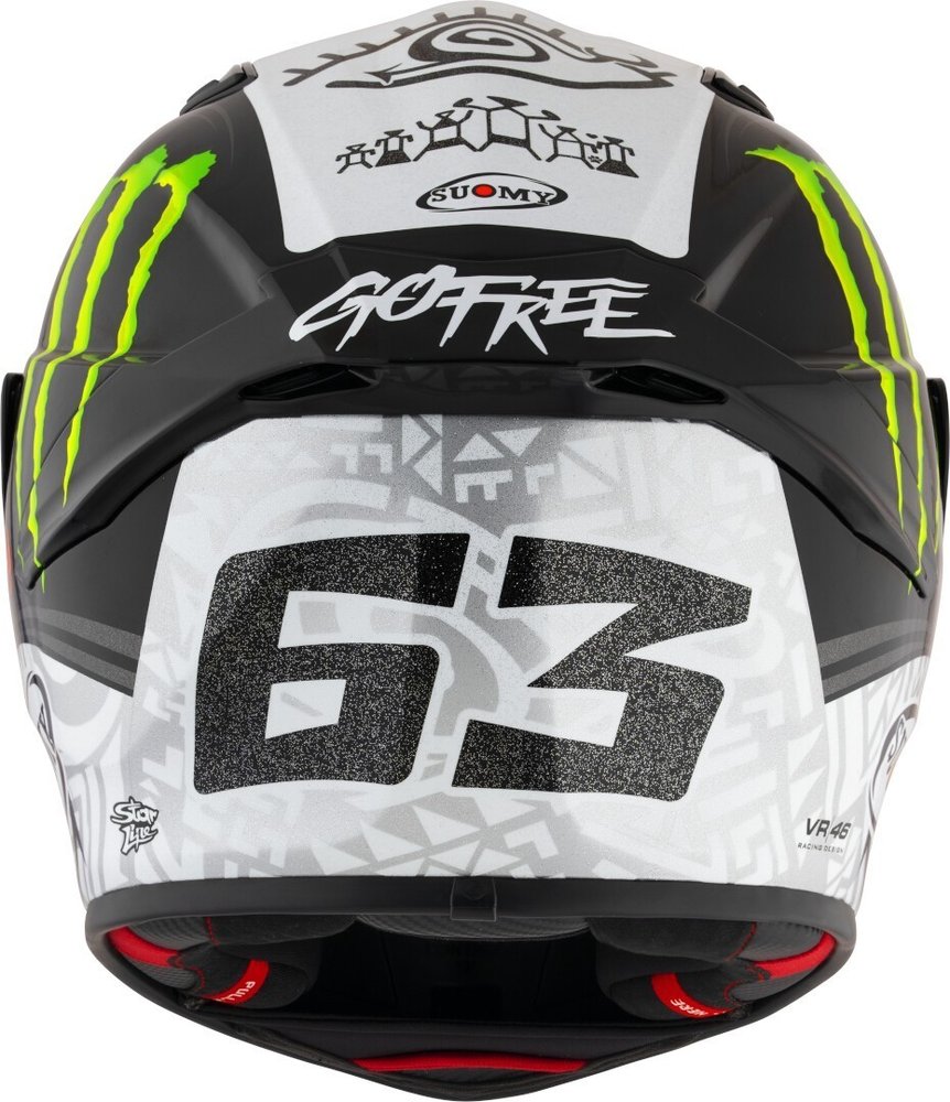 Suomy Track-1 Bagnaia Winter Test Monster Replica Helmet
