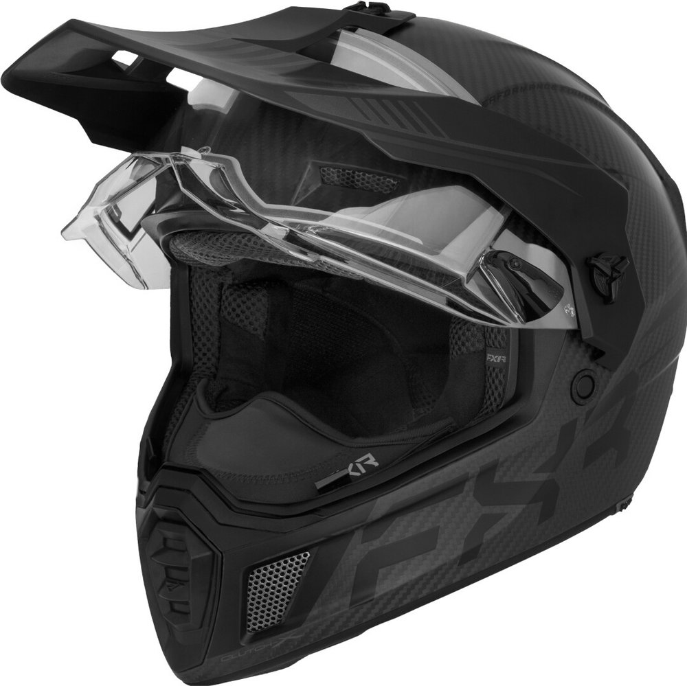 FXR Clutch X Pro Carbon Snowmobile Helmet