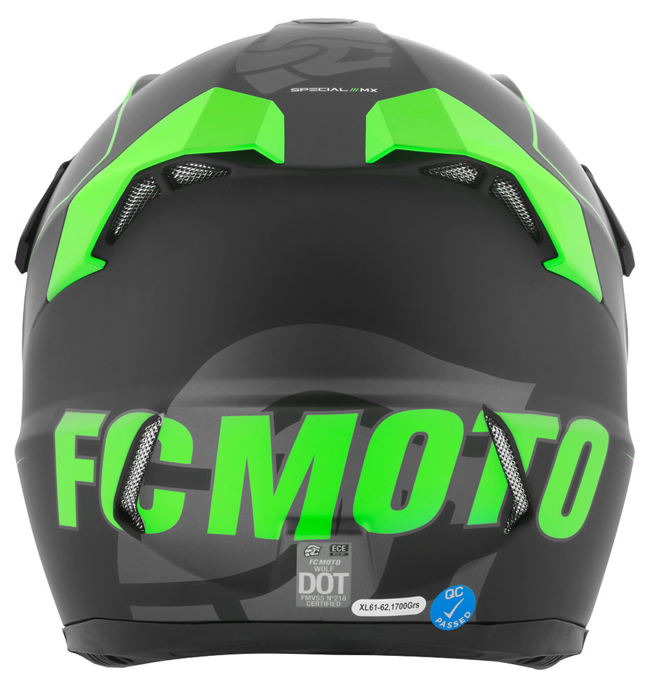 FC-Moto Merkur Straight Motocross Helmet