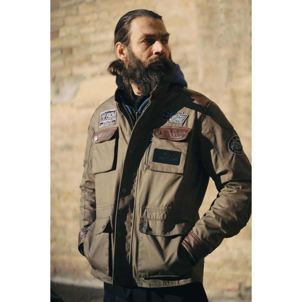 HolyFreedom Quattro Waxed Evo Motorcycle Textile Jacket