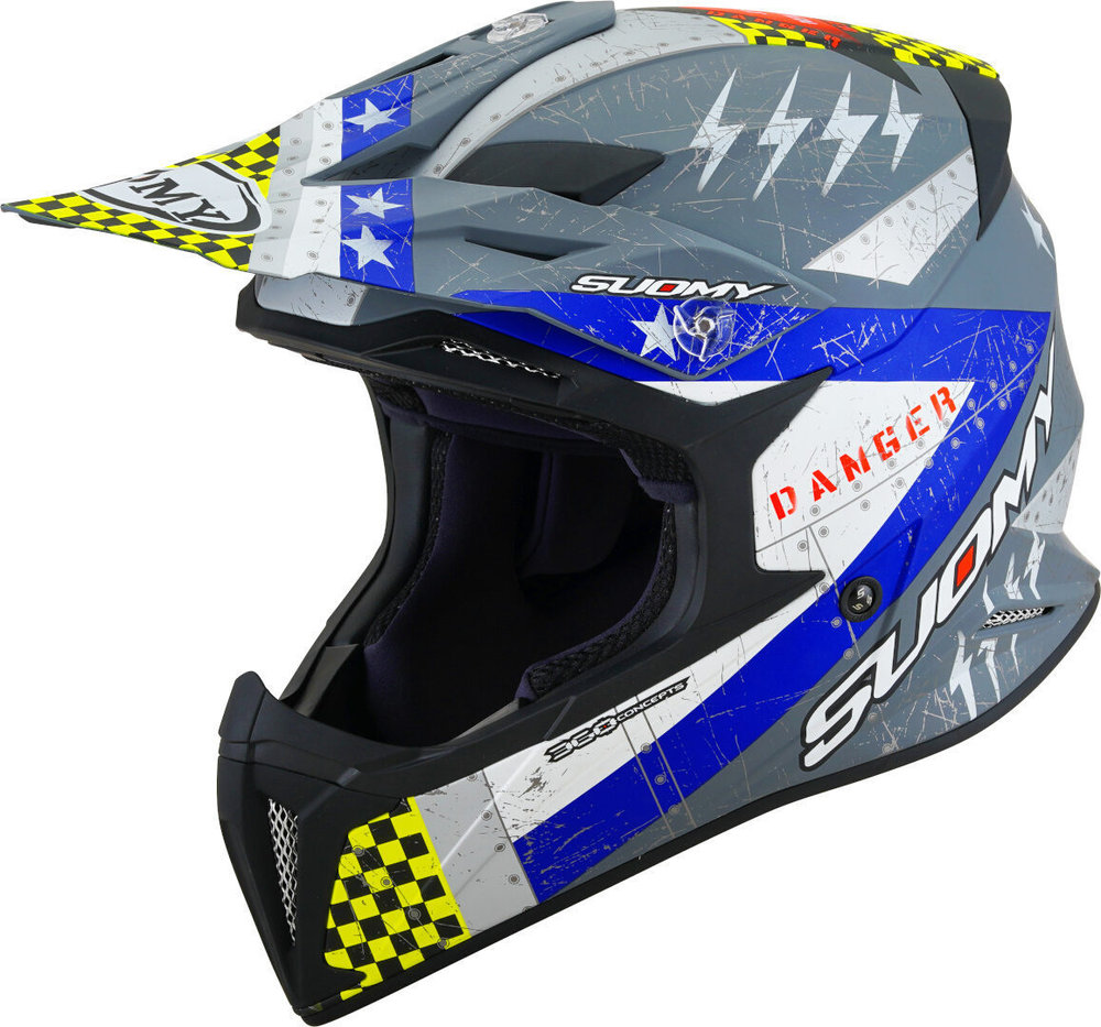 Suomy X-Wing Jetfighter E06 Motocross Helmet