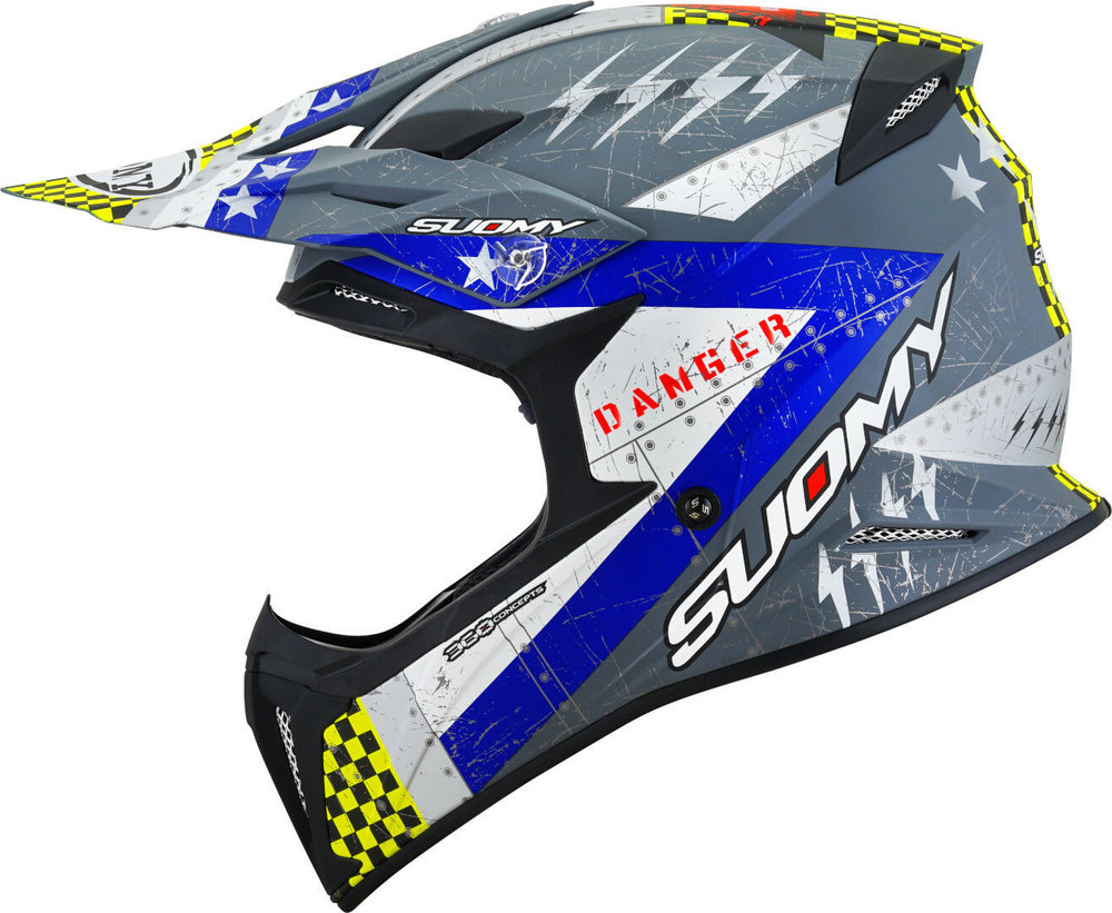 Suomy X-Wing Jetfighter E06 Motocross Helmet