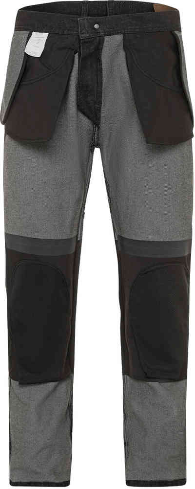 Rokker Hunter Black Motorcycle Jeans