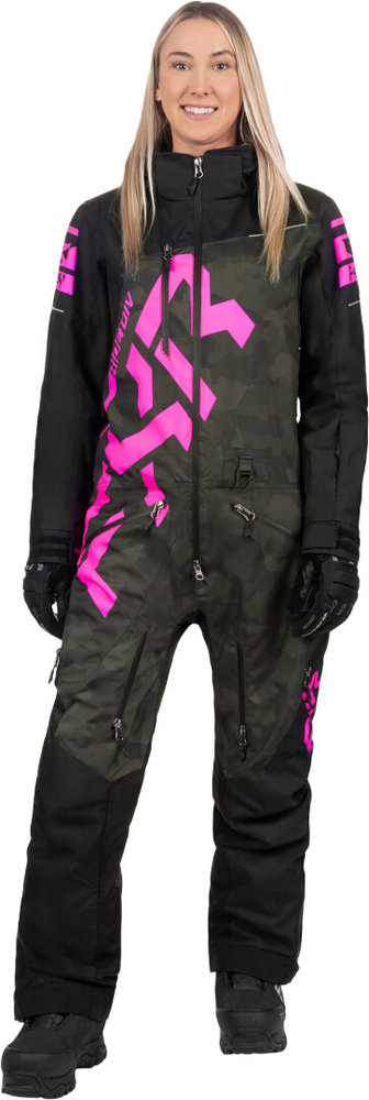 FXR CX Lite Camouflage Ladies One Piece Snowmobile Suit