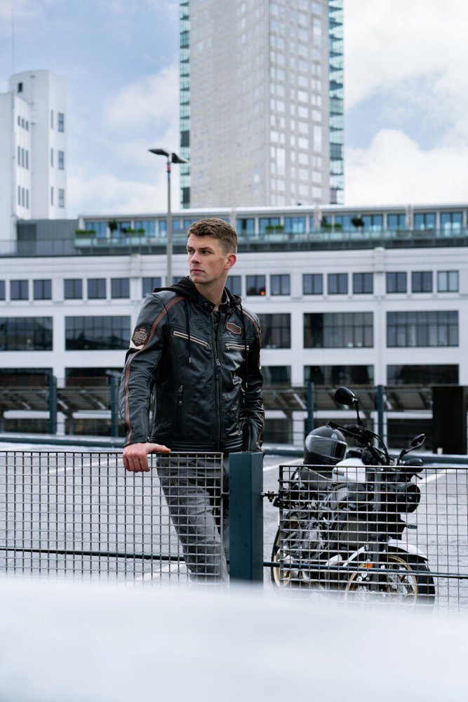 DIFI Detroit 2 Motorcycle Leather Jacket