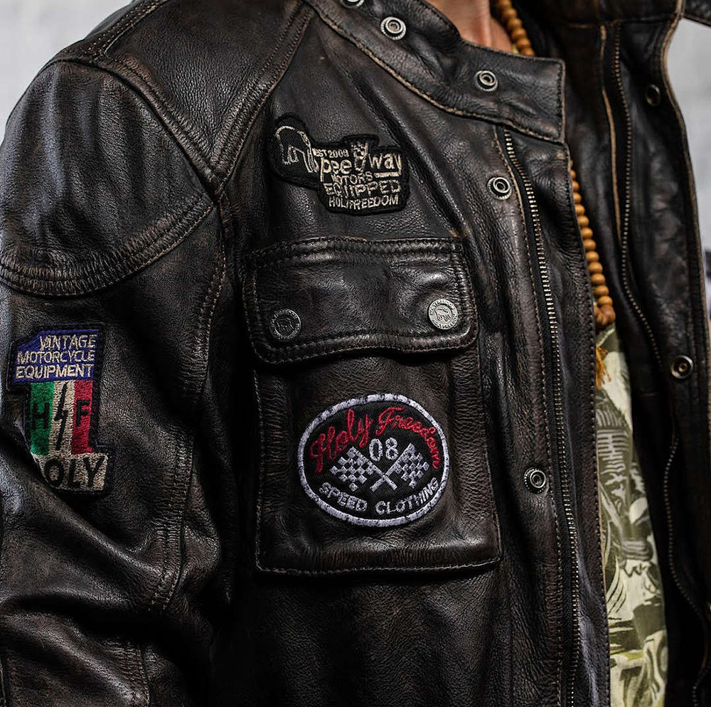 HolyFreedom Quattro Evolution Motorcycle Leather Jacket
