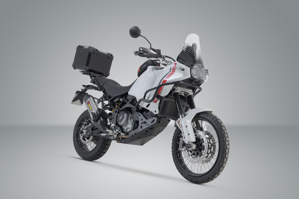 SW-Motech TRAX ADV top case system - Black. Ducati DesertX (22-).