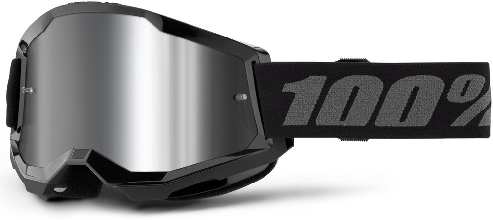 100% Strata 2 Essential Chrome Motocross Goggles