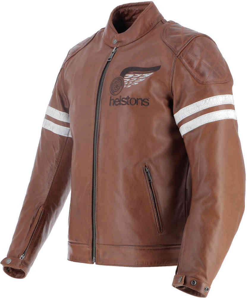 Helstons Jake Speed Motorcycle Leather Jacket