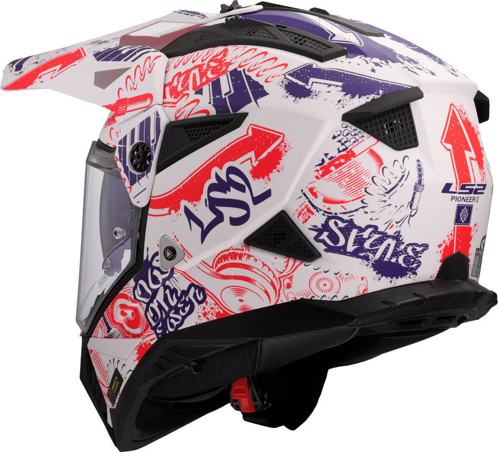LS2 MX702 Pioneer II Fantasy Motocross Helmet