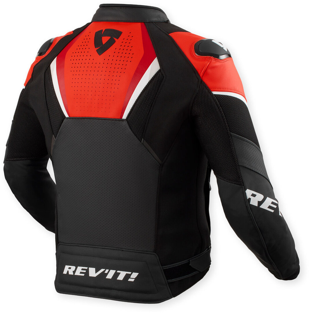 Revit Automate perforated Motorcycle Leather Jacket