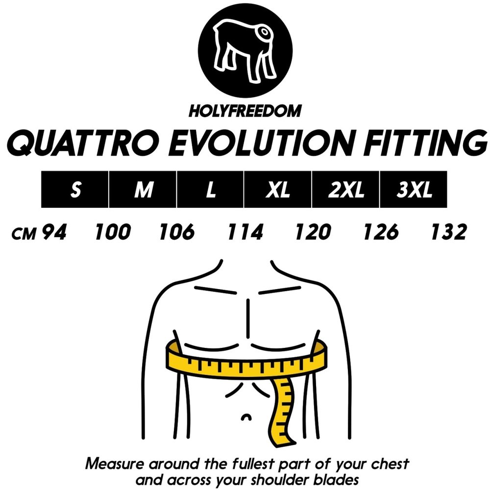 HolyFreedom Quattro Evolution Motorcycle Leather Jacket