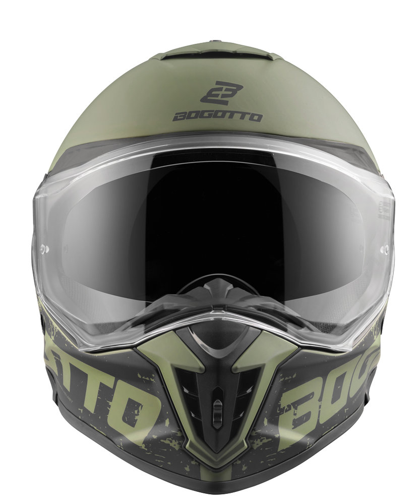 Bogotto FG-601 Duo Fiberglass Enduro Helmet