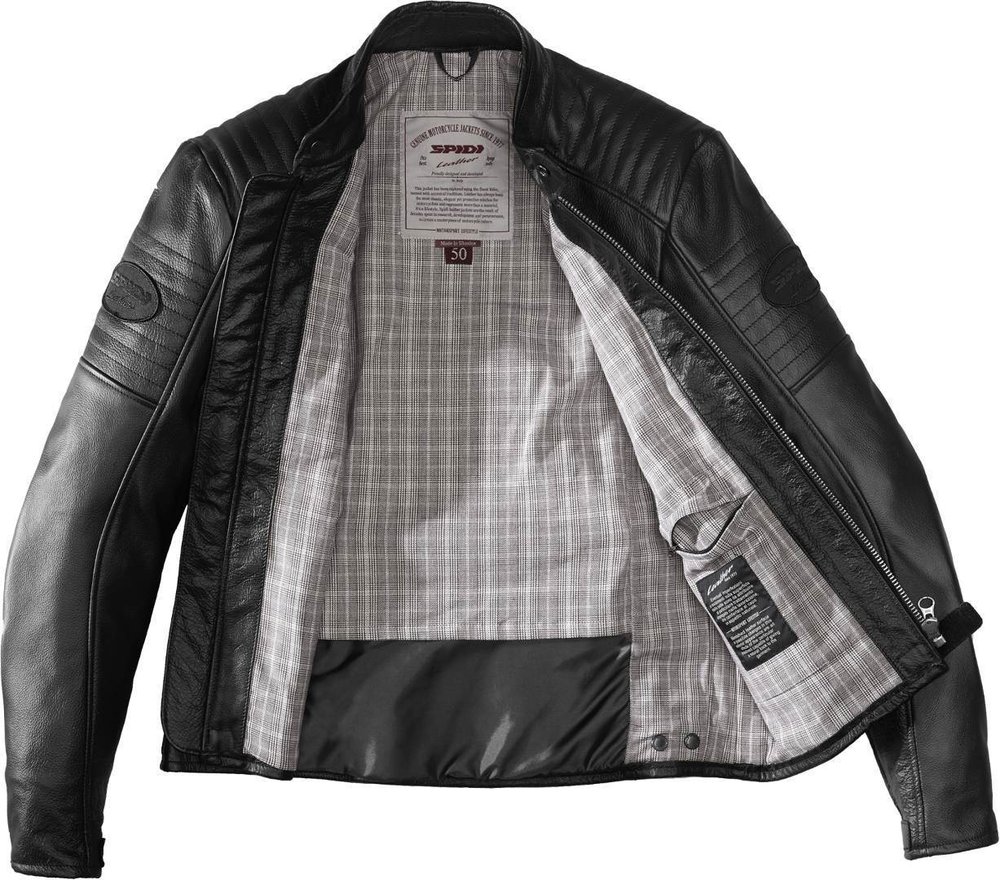 Spidi Clubber Motorcycle Leather Jacket