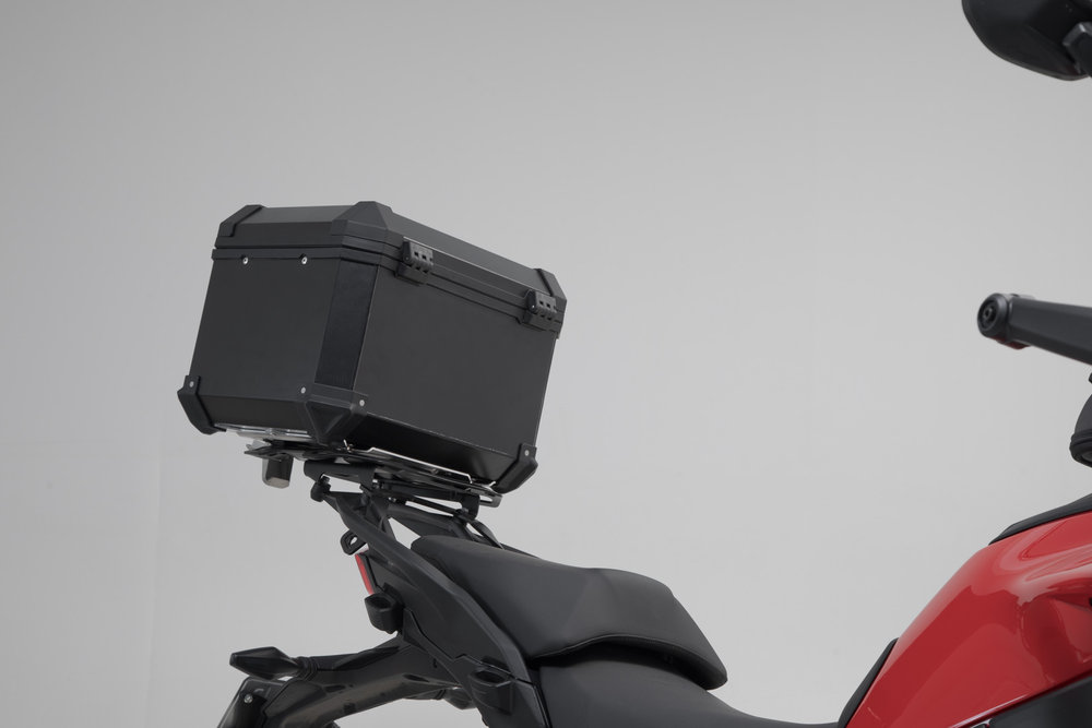 SW-Motech TRAX ADV top case system - Black. Ducati Multistrada V4 (20-).