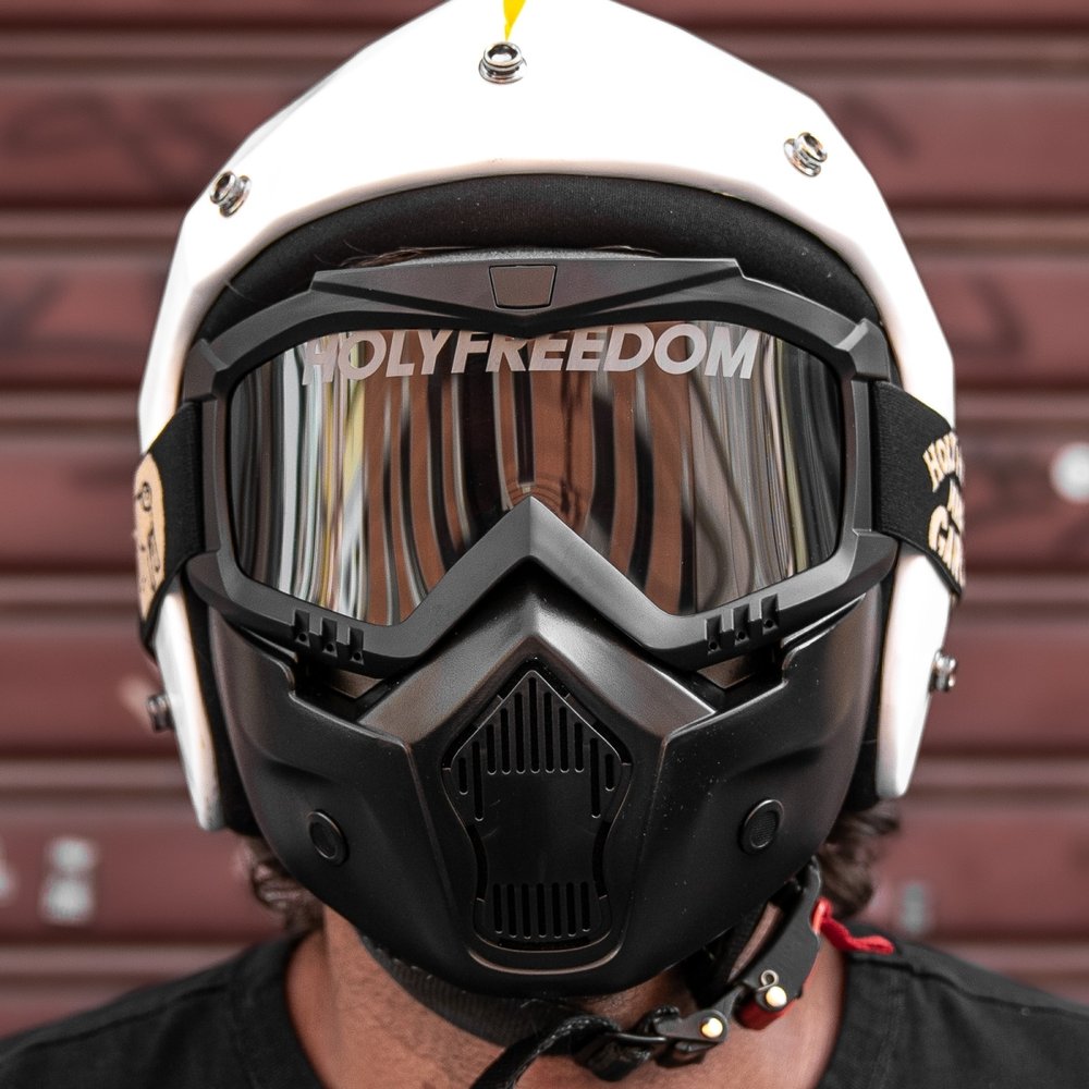 HolyFreedom Fat Rat Motocross Goggles + Mask Set