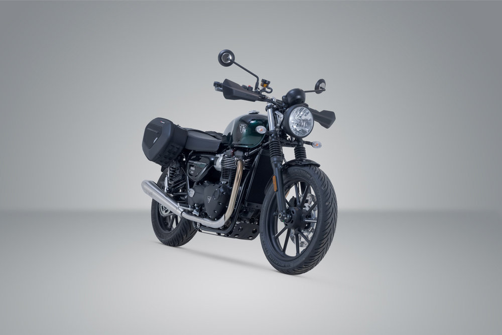 SW-Motech PRO BLAZE H saddlebag set - Black. Triumph models.