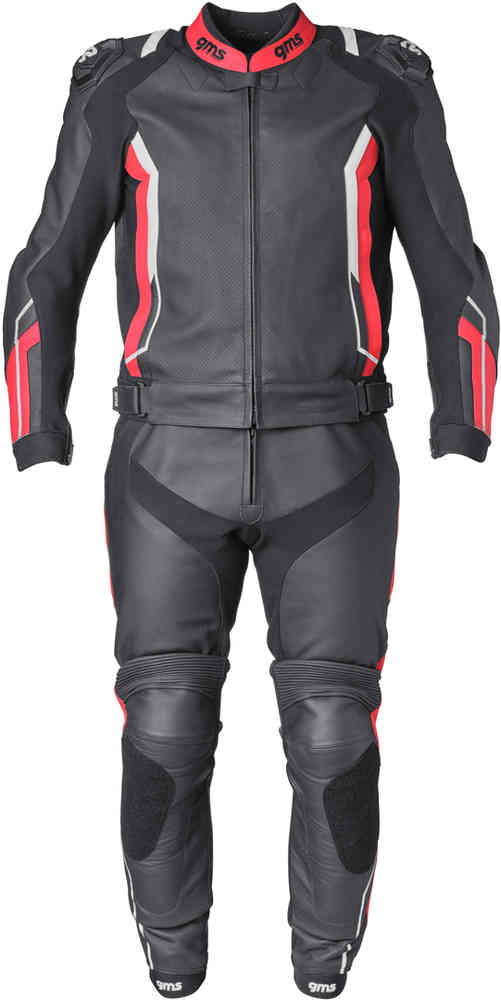 GMS GR-1 Two Piece Motorcycle Leather Suit