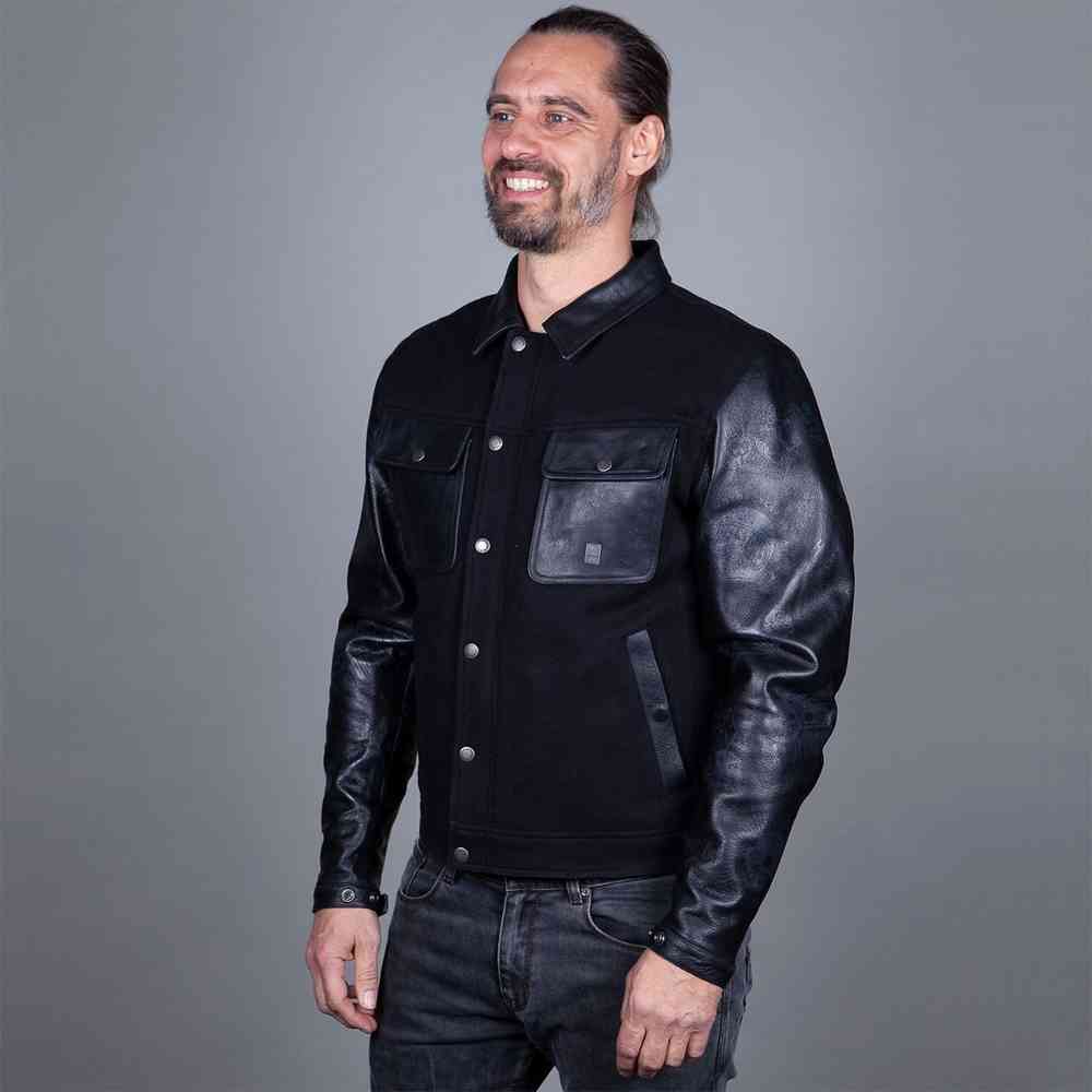 Helstons Kansas waterproof Motorcycle Textile Leather Jacket