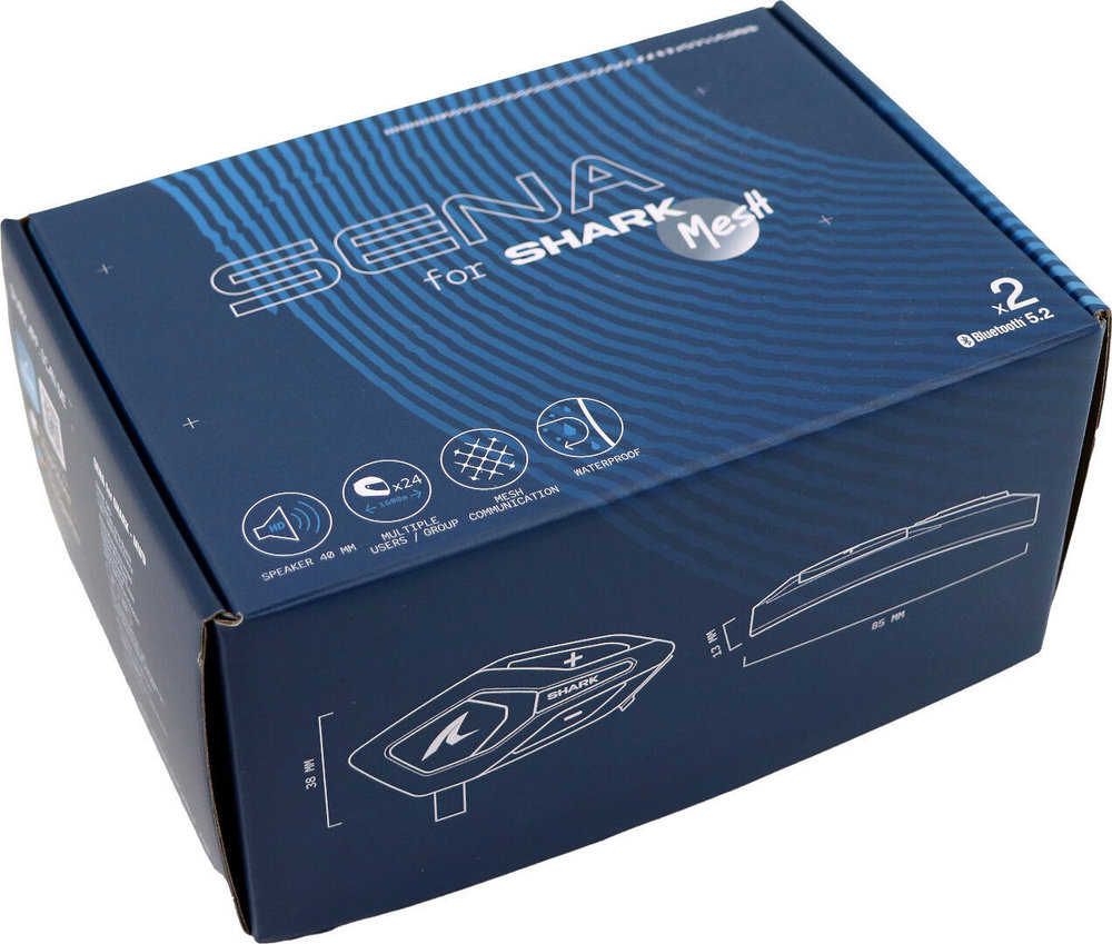 Shark Sena for Shark Mesh Bluetooth Communication System Double Set