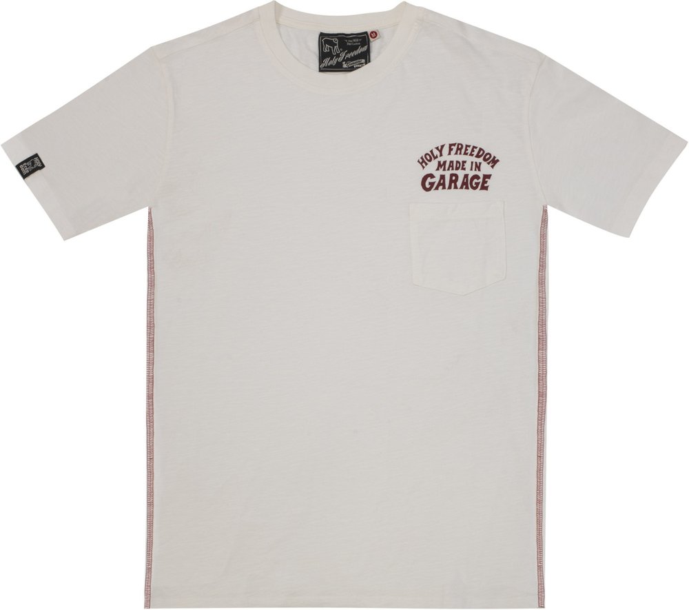 HolyFreedom Pocket Bianca T-Shirt