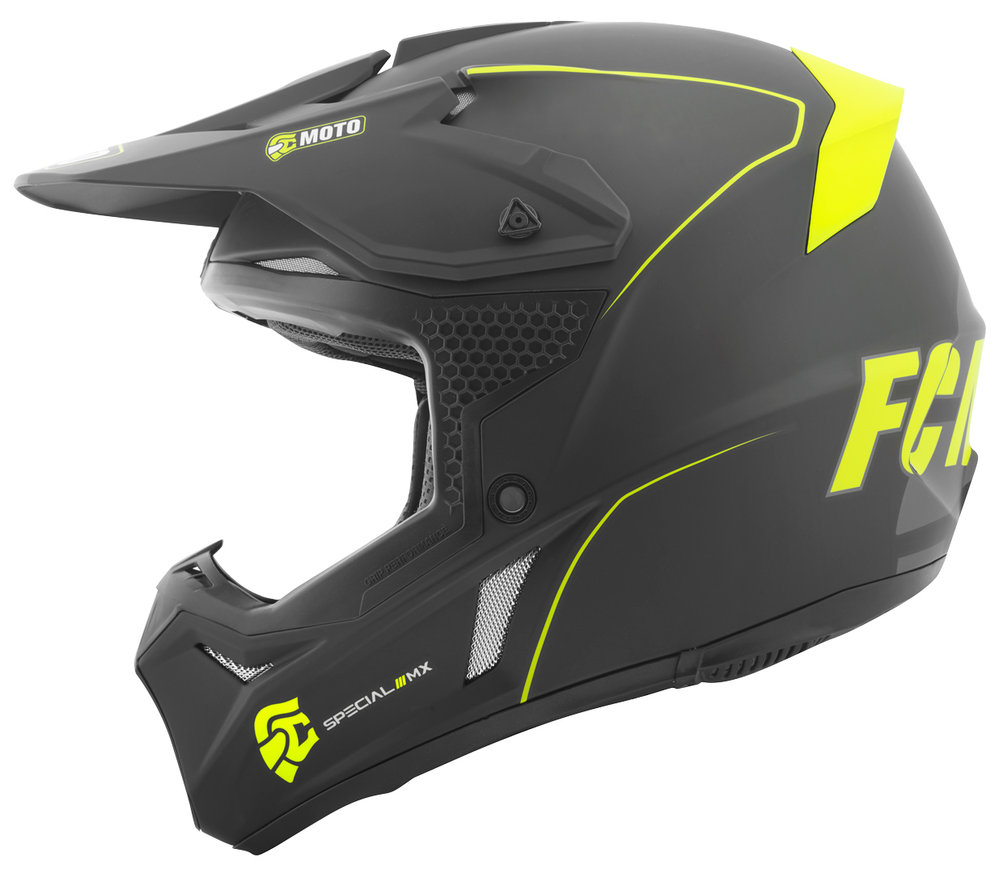 FC-Moto Merkur Straight Motocross Helmet