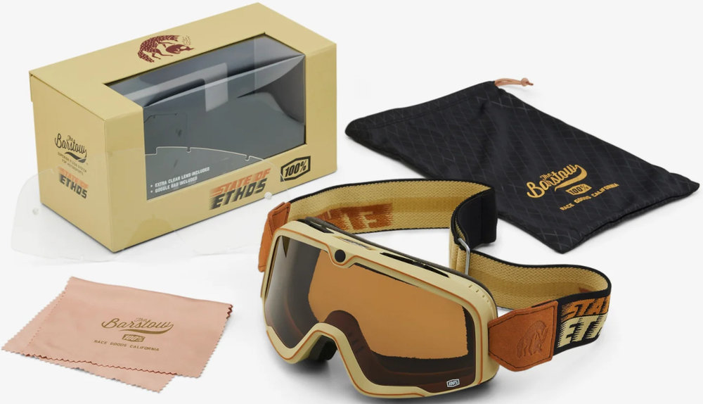 100% Barstow State Of Ethos Motocross Goggles