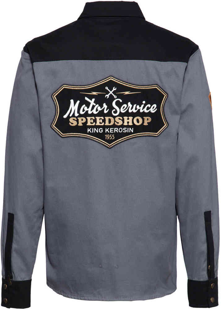 King Kerosin Motor Service Speedshop Workwear Shirt