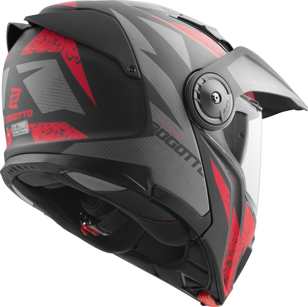 Bogotto FG-102 Safari Fiberglass Enduro Helmet