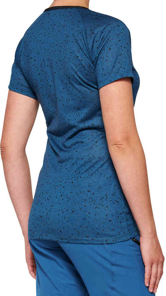 100% Airmatic Slate Blue Ladies Short Sleeve Bicycle Jersey