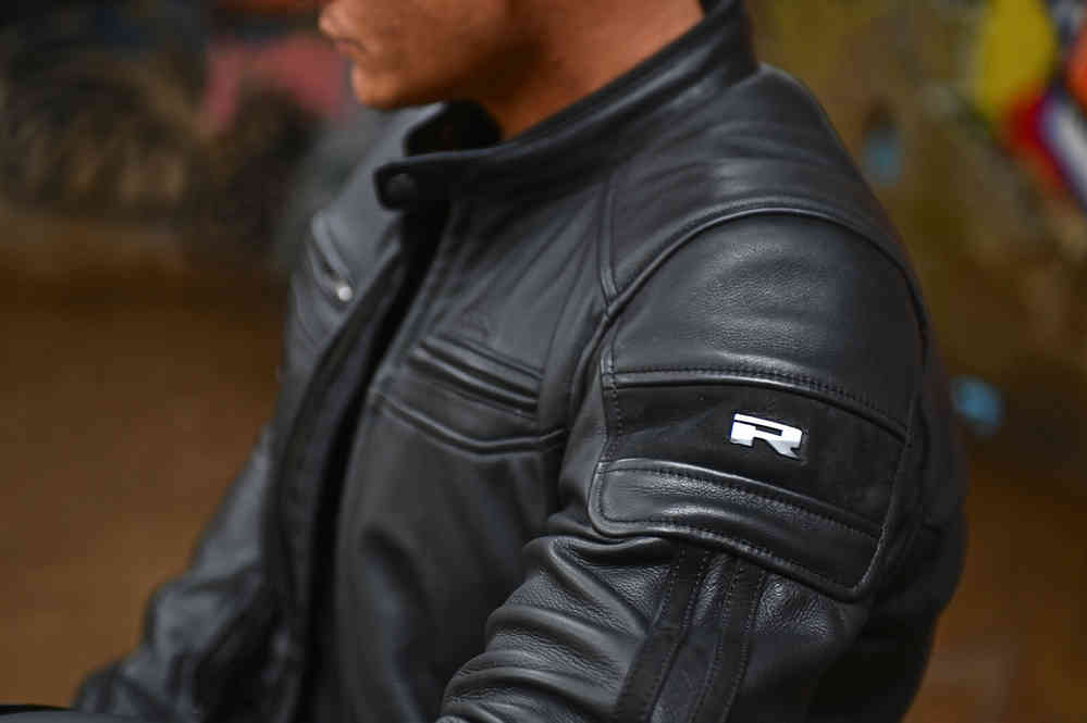 Richa Retro Racing 4 Black Edition Motorcycle Leather Jacket
