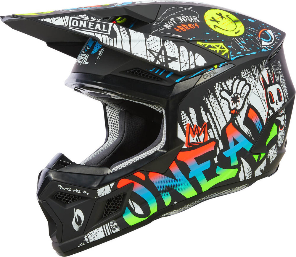 Oneal 3SRS Rancid multicoloured Kids Motocross Helmet