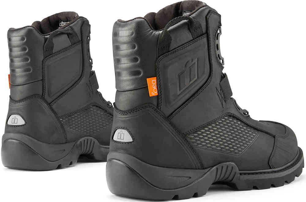 Icon Stormhawk WP waterproof Motorcyclce Boots